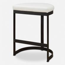 Uttermost CA 23803 - Uttermost Ivanna White Counter Stool