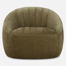 Uttermost CA 23856 - Uttermost Narrows Moss Green Swivel Chair