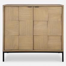 Uttermost CA 25568 - Uttermost Lorenzo Geometric 2 Door Cabinet