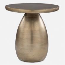 Uttermost CA 50028 - Uttermost Antigua Antique Brass Side Table