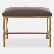 Uttermost CA 23893 - Uttermost Reform Gold Small Bench