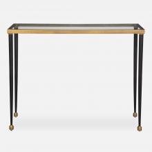 Uttermost CA 50084 - Uttermost Stiletto Antique Gold Console Table