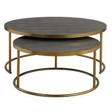 Uttermost CA 50080 - Uttermost Aragon Gray Nesting Coffee Tables Set/2