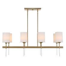 Uttermost CA 21388 - Uttermost Awyr 8 Light Linear Chandelier