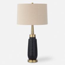 Uttermost CA 30261 - Spyglass Black Wood Grain Table Lamp