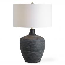 Uttermost CA 30367-1 - Uttermost Graphite Ribbed Table Lamp