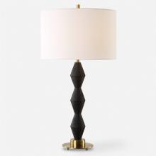 Uttermost CA 30348-1 - Threefold Black Stone Table Lamp