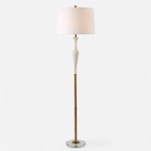 Uttermost CA 30344-1 - Colette White Stone Floor Lamp