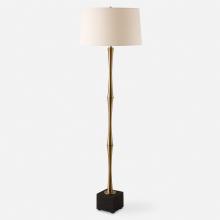 Uttermost CA 30416 - Uttermost Shino Antique Brass Floor Lamp