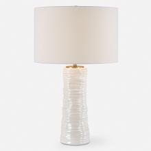 Uttermost CA 30388-1 - Pavlova Glossy White Table Lamp