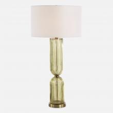 Uttermost CA 30471 - Uttermost Mirah Olive Glass Table Lamp