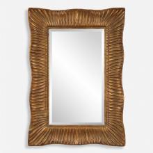 Uttermost CA 09971 - Uttermost Emerson Scalloped Antique Gold Mirror