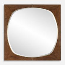 Uttermost CA 09973 - Uttermost Garonne Square Walnut Mirror