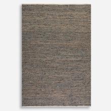 Uttermost CA 71001-5 - Uttermost Tobais 5x8 Rescued Leather & Hemp Rug