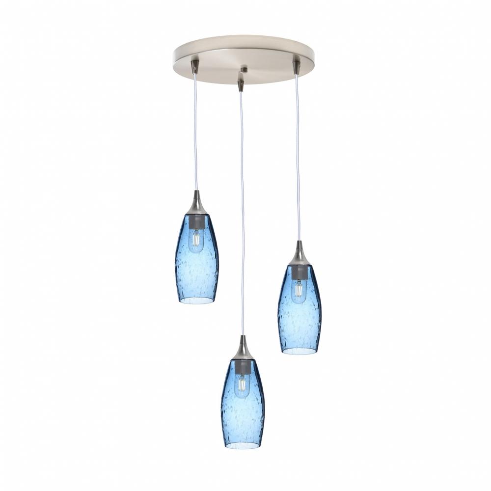 147 Lunar: 3 Pendant Cascade Chandelier