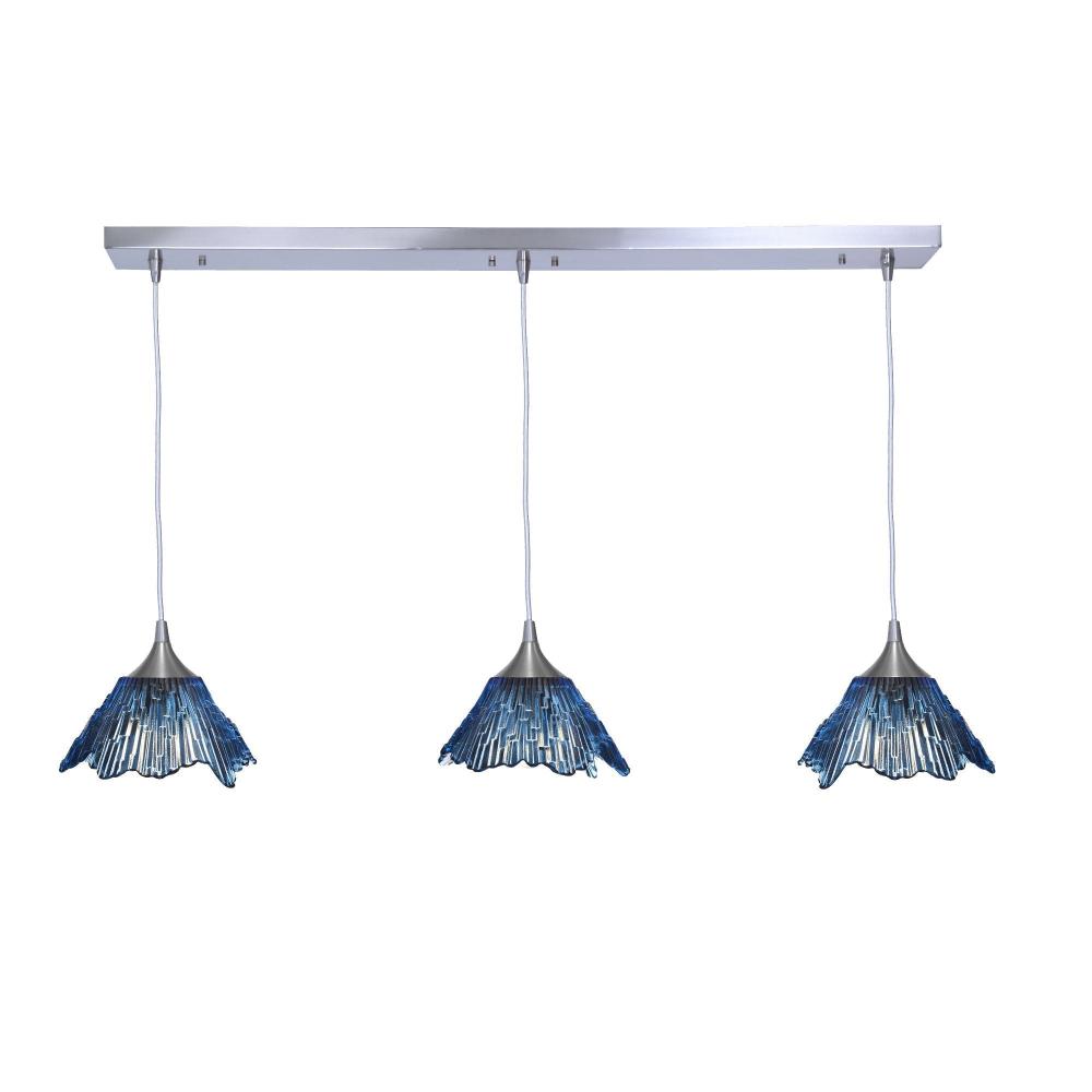 212 Summit: 3 Pendant Linear Chandelier