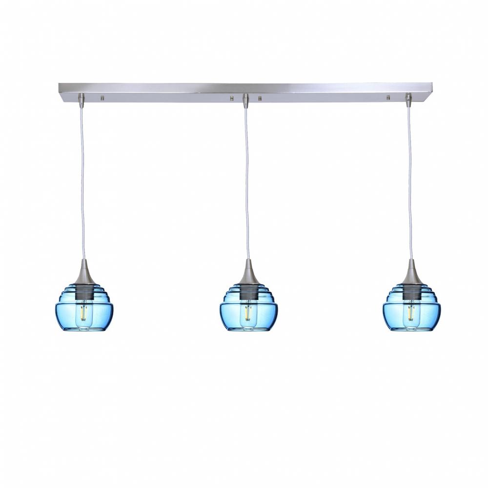 301 Lucent: 3 Pendant Linear Chandelier