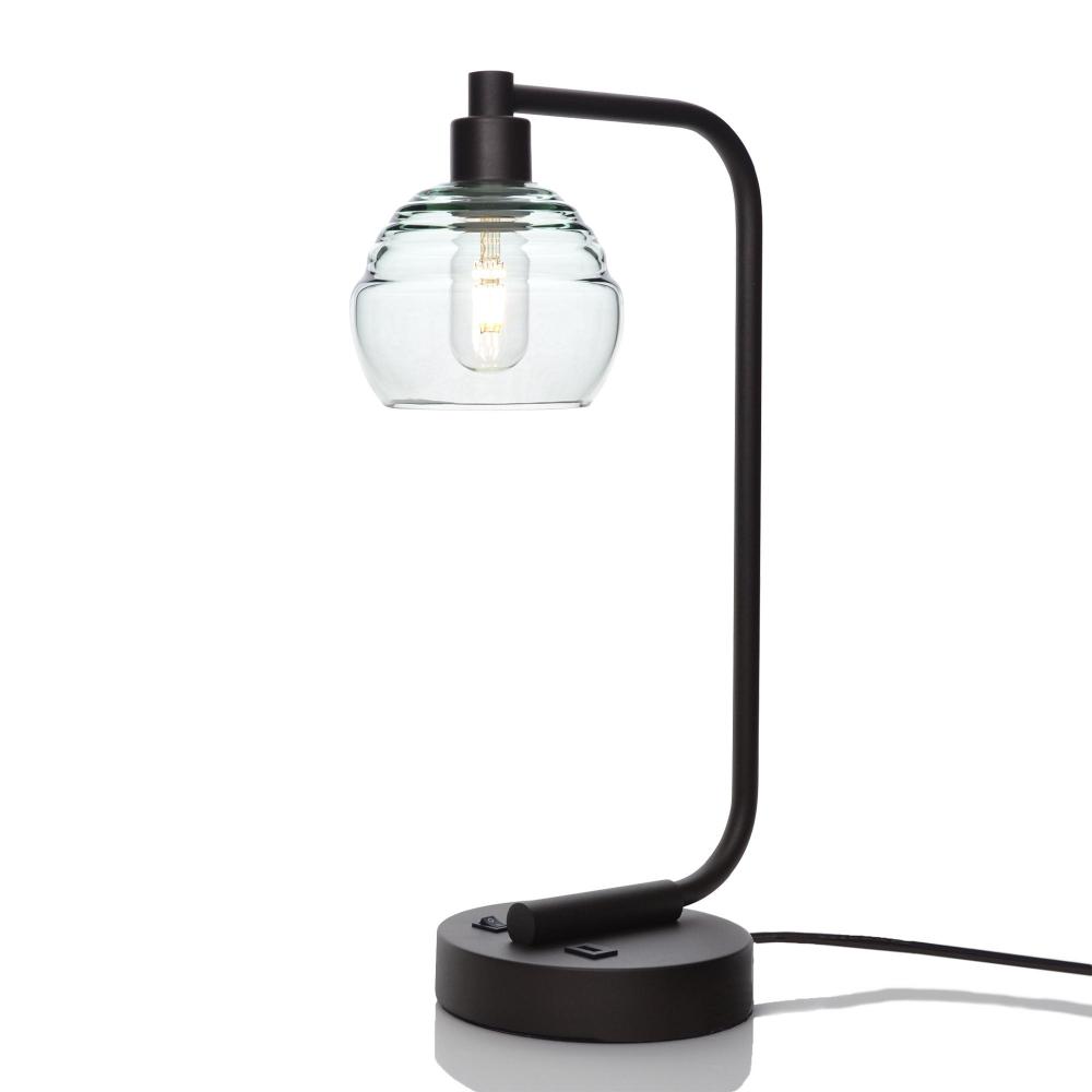 301 Lucent: Table Lamp - Eco Clear / Matte Black