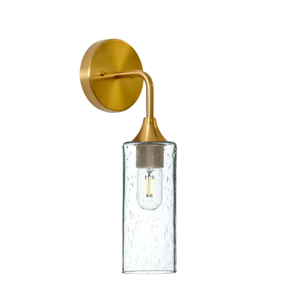 513 Lunar: Wall Sconce - Eco Clear / Polished Brass