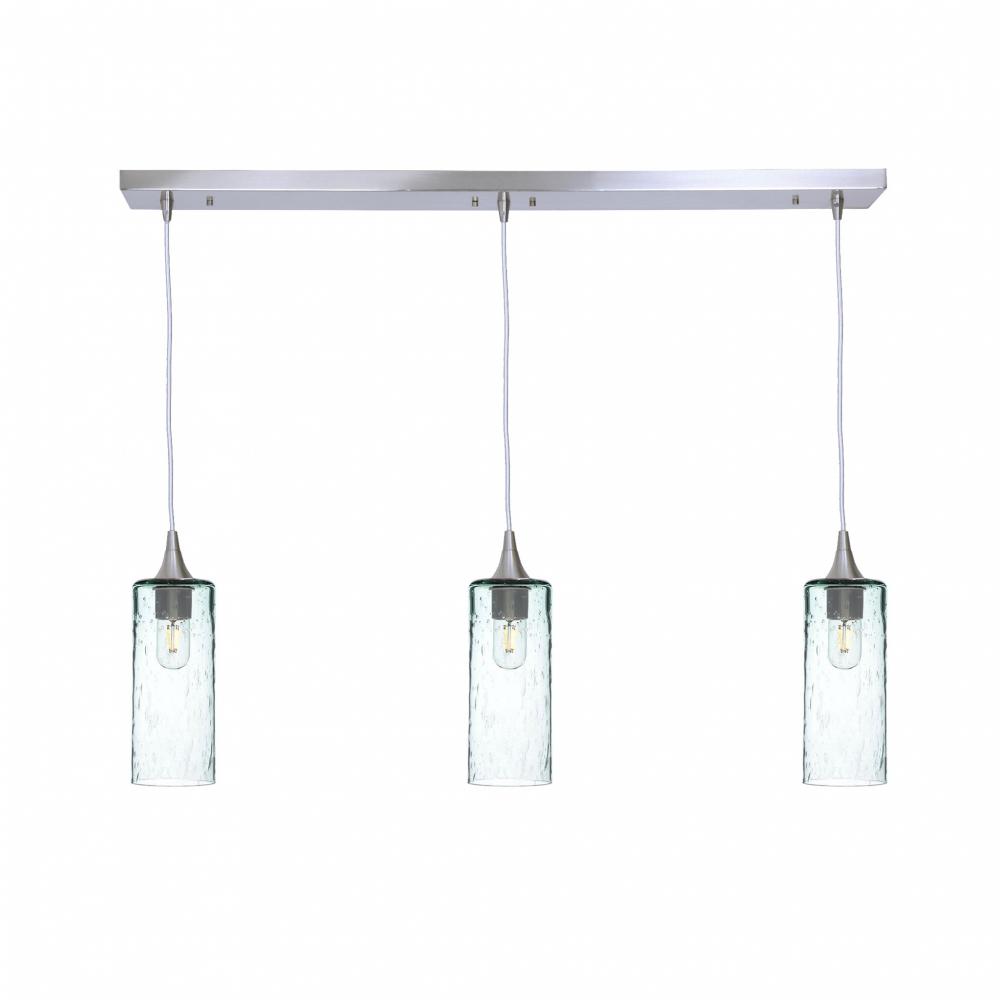 515 Lunar: 3 Pendant Linear Chandelier