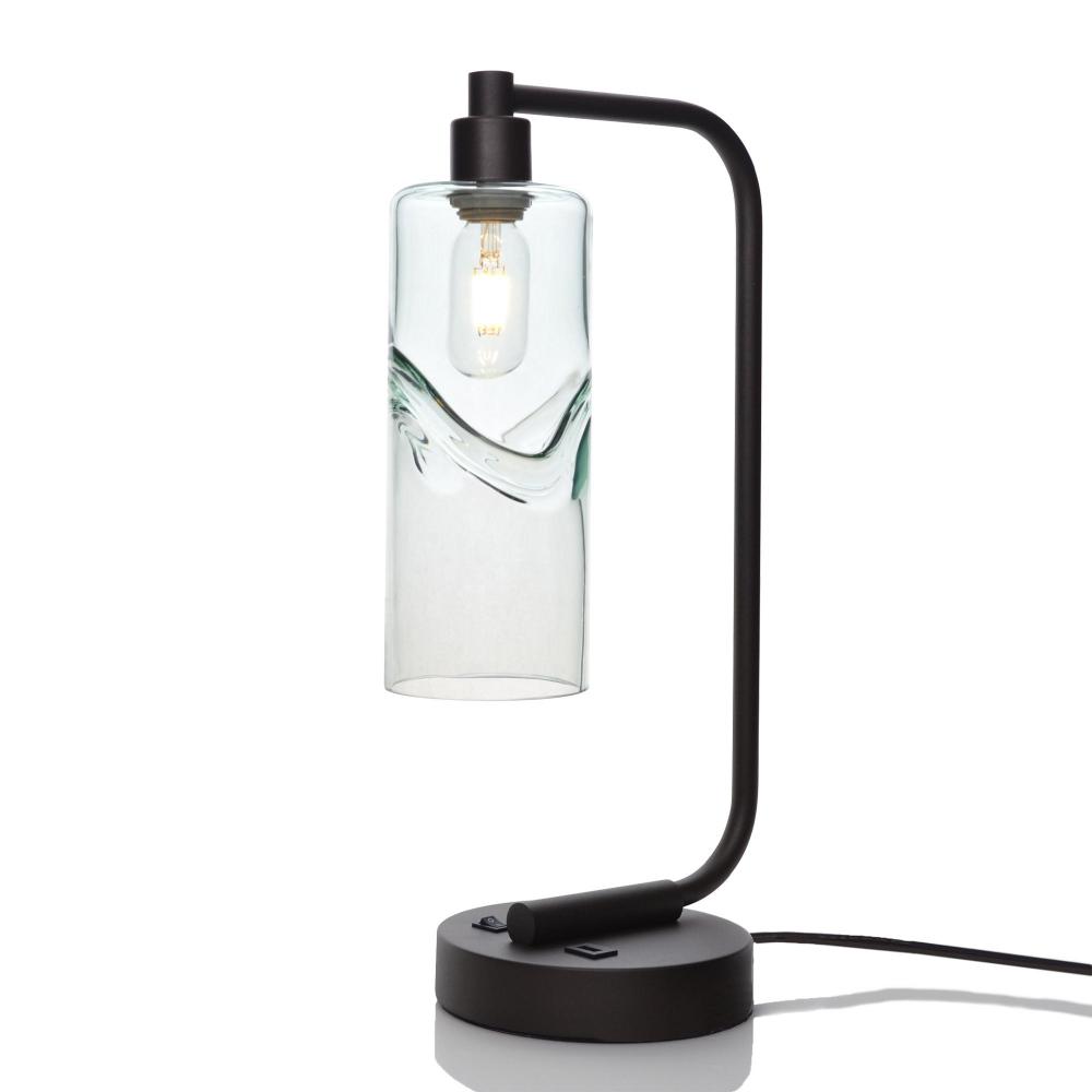 515 Swell: Table Lamp - Eco Clear / Matte Black