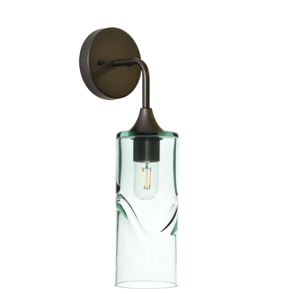 515 Swell: Wall Sconce - Eco Clear / Antique Bronze