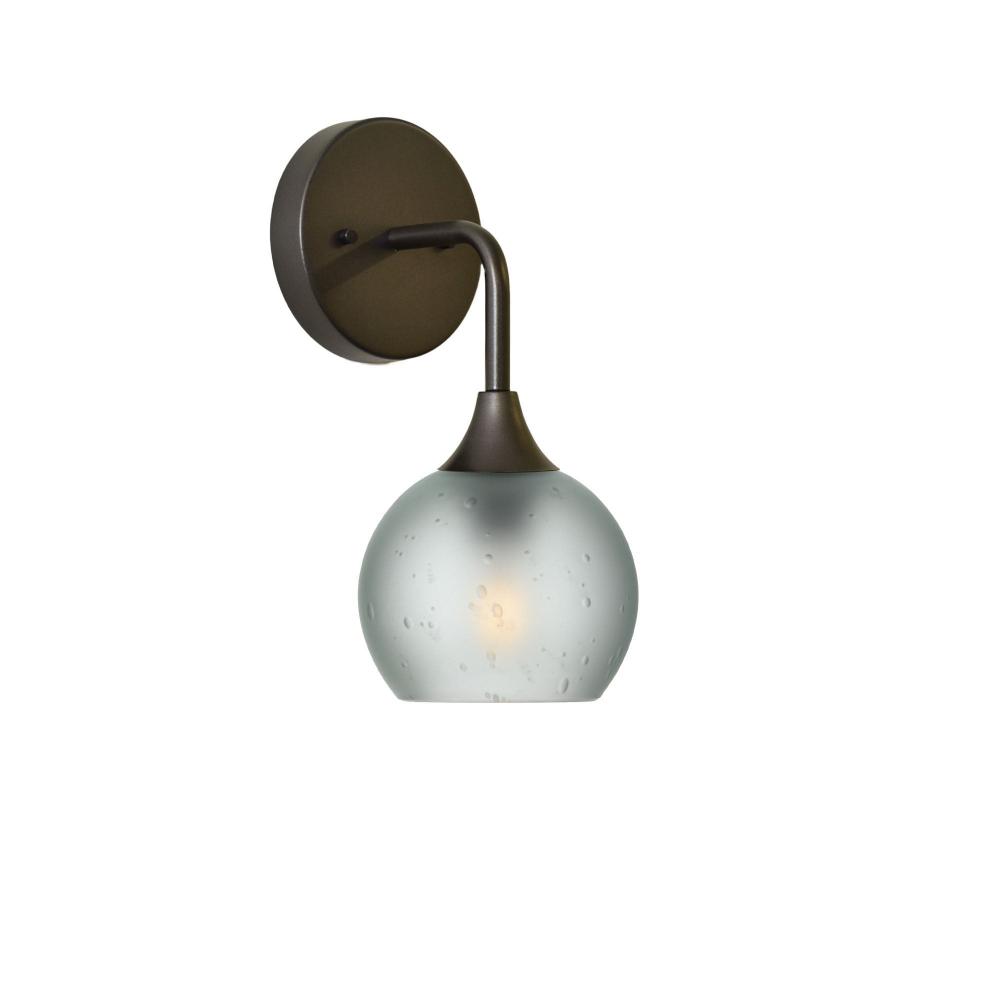 763 Celestial: Wall Sconce - Eco Clear / Antique Bronze