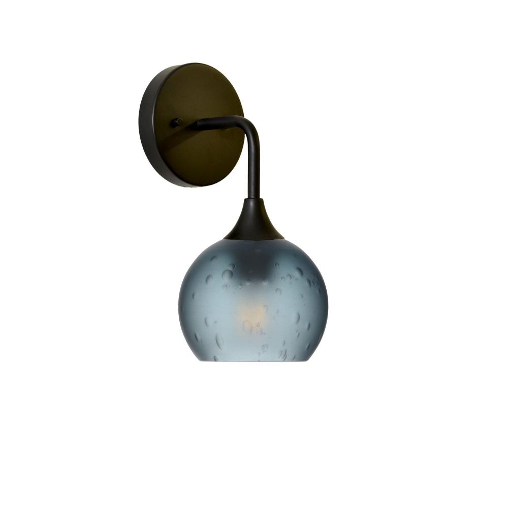 763 Celestial: Wall Sconce - Slate Gray / Matte Black