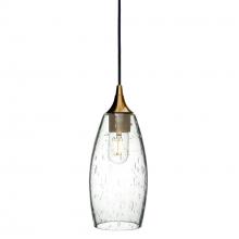 Bicycle Glass X1-147LUNCLR-PEN01-BRS-X4-04W - 147 Lunar: Single Pendant Light