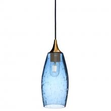 Bicycle Glass X1-147LUNSTB-PEN01-BRS-X4-04W - 147 Lunar: Single Pendant Light