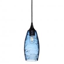 Bicycle Glass X1-147SPNSTB-PEN01-BLK-X4-04W - 147 Spun: Single Pendant Light