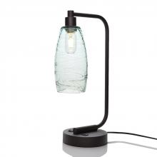 Bicycle Glass X1-147SPNCLR-LMP01-DBZ-XX-04W - 147 Spun: Table Lamp - Eco Clear / Dark Bronze