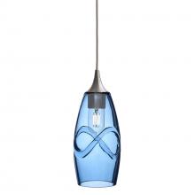 Bicycle Glass X1-147SWLSTB-PEN01-BNI-X4-04W - 147 Swell: Single Pendant Light