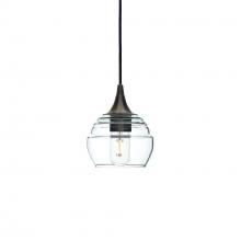 Bicycle Glass X1-301LUCCLR-PEN01-BNZ-X4-04W - 301 Lucent: Single Pendant Light