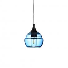 Bicycle Glass X1-301LUCSTB-PEN01-BLK-X4-04W - 301 Lucent: Single Pendant Light