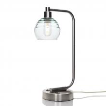 Bicycle Glass X1-301LUCCLR-LMP01-BNI-XX-04W - 301 Lucent: Table Lamp - Eco Clear / Brushed Nickel