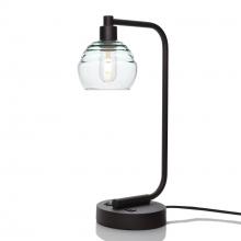 Bicycle Glass X1-301LUCCLR-LMP01-BLK-XX-04W - 301 Lucent: Table Lamp - Eco Clear / Matte Black