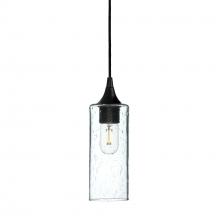 Bicycle Glass X1-513LUNCLR-PEN01-BLK-X4-04W - 513 Lunar: Single Pendant Light