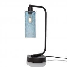 Bicycle Glass X1-513LUNGRA-LMP01-DBZ-XX-04W - 513 Lunar: Table Lamp - Slate Gray / Dark Bronze