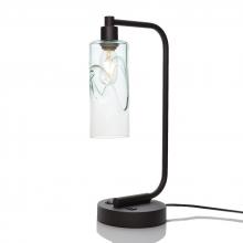 Bicycle Glass X1-513SWLCLR-LMP01-DBZ-XX-04W - 513 Swell: Table Lamp - Eco Clear / Dark Bronze