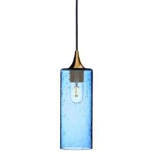 Bicycle Glass X1-515LUNSTB-PEN01-BRS-X4-04W - 515 Lunar: Single Pendant Light