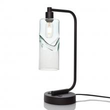 Bicycle Glass X1-515SWLCLR-LMP01-BLK-XX-04W - 515 Swell: Table Lamp - Eco Clear / Matte Black