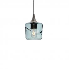 Bicycle Glass X1-601SWLGRA-PEN01-BNI-X4-04W - 601 Swell: Single Pendant Light