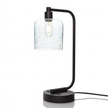 Bicycle Glass X1-603LUNCLR-LMP01-BLK-XX-04W - 603 Lunar: Table Lamp - Eco Clear / Matte Black