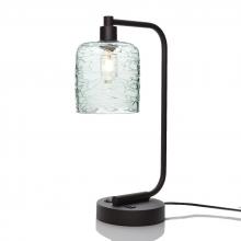 Bicycle Glass X1-603SPNCLR-LMP01-DBZ-XX-04W - 603 Spun: Table Lamp - Eco Clear / Dark Bronze