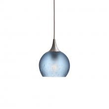 Bicycle Glass X1-763CELSTB-PEN01-BNI-X4-04W - 763 Celestial: Single Pendant Light