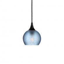 Bicycle Glass X1-763CELSTB-PEN01-BLK-X4-04W - 763 Celestial: Single Pendant Light