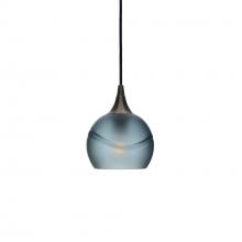 Bicycle Glass X1-763GLAGRA-PEN01-BNZ-X4-04W - 763 Glacial: Single Pendant Light