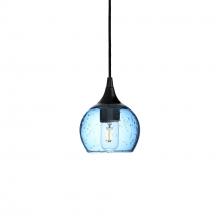 Bicycle Glass X1-763LUNSTB-PEN01-BLK-X4-04W - 763 Lunar: Single Pendant Light