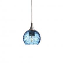 Bicycle Glass X1-763SPNSTB-PEN01-BNI-X4-04W - 763 Spun: Single Pendant Light